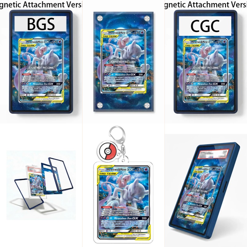 Display Case Acrylic - حافظة عرض فنية لبطاقات بوكيمون TCG