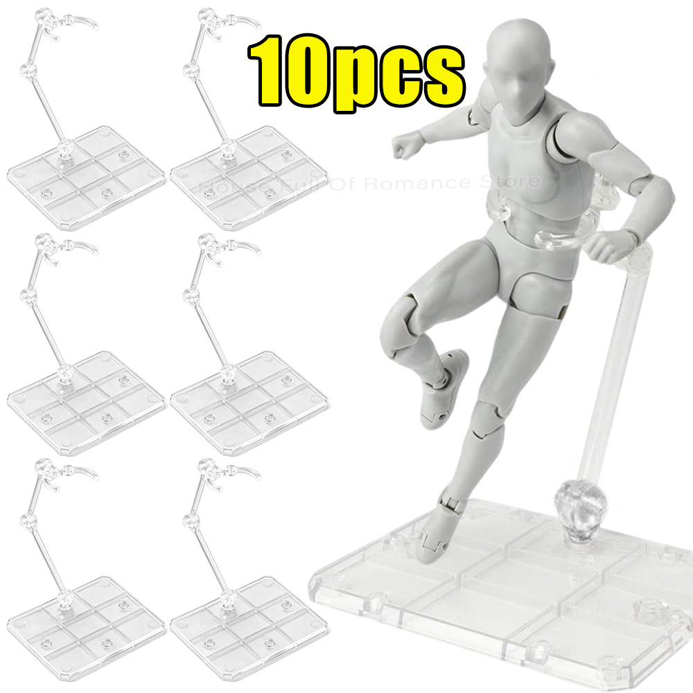 2/5/10 قطع قاعدة حامل عرض مجسم - مراجعة Action Figure Stand وسعره